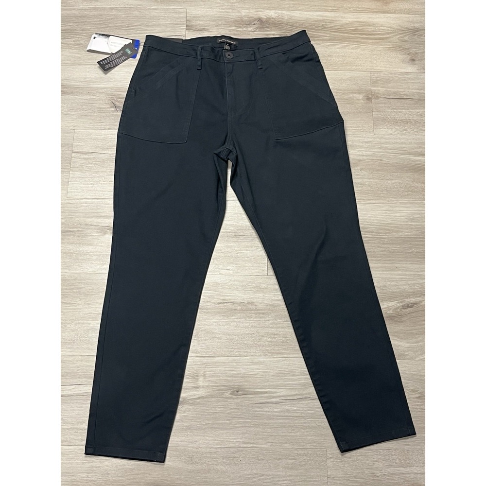 Banana‎ Republic Deep Pocket Black High-Rise Stretch Utility Ankle Pants Sz 10